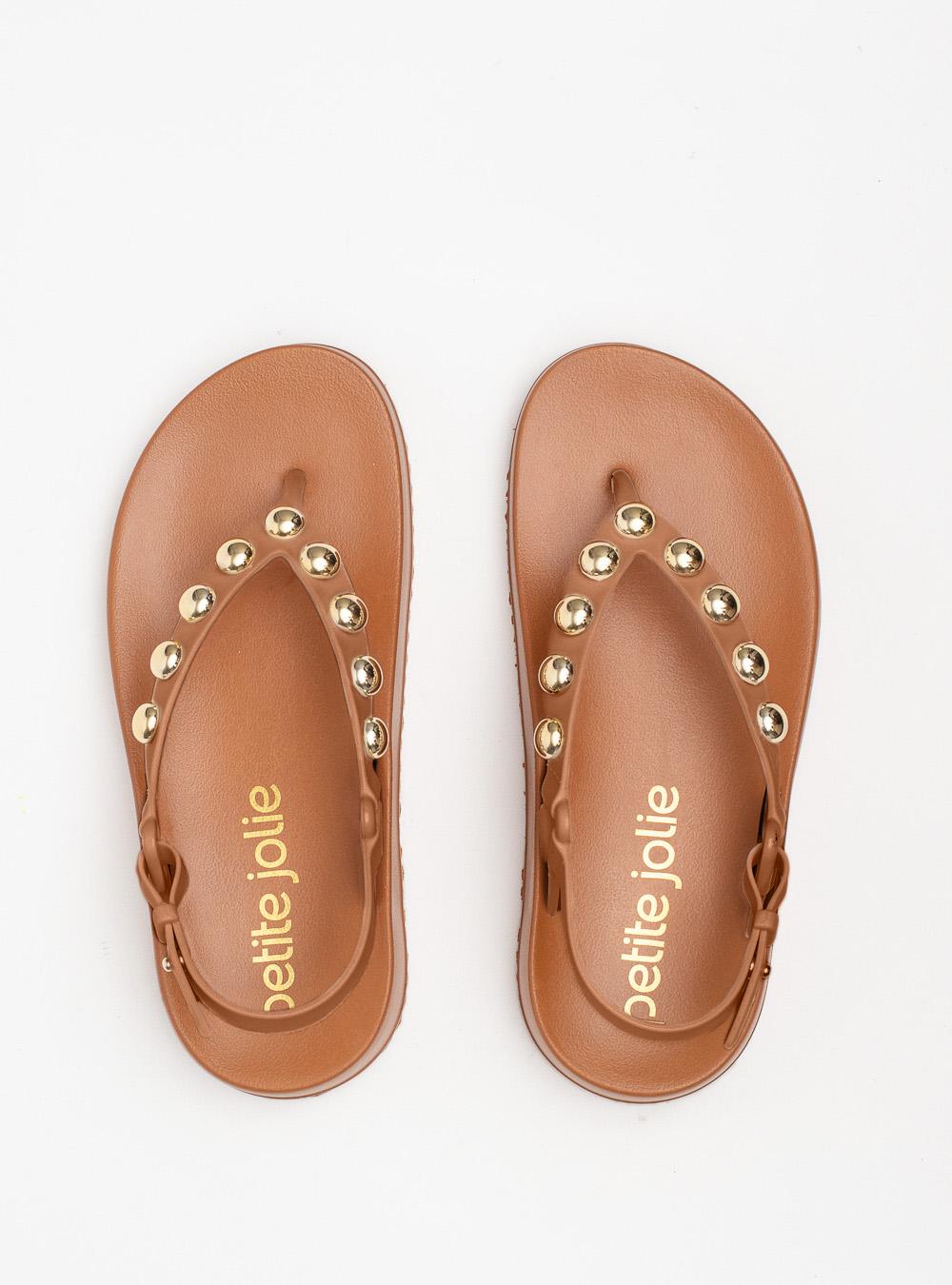 Sandália Petite Jolie Sunshine Doce De Leite PJ7181